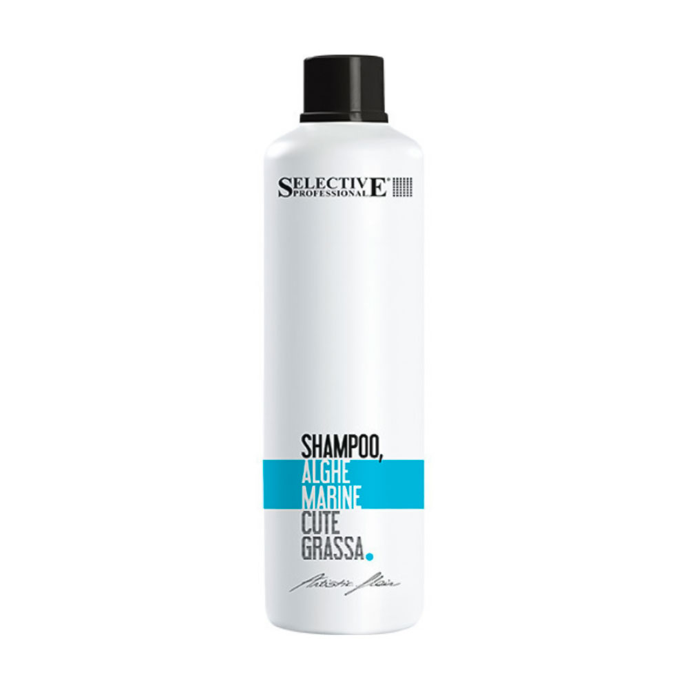Шампунь Selective Professional Artistic Flair Alghe Marine Shampoo для жирної шкіри голови, 1 л